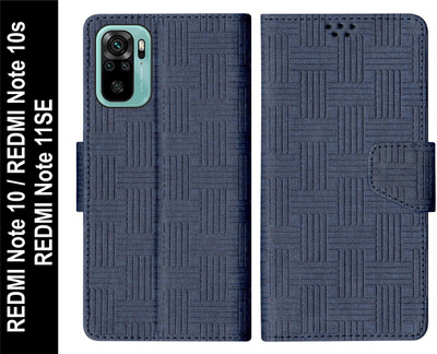 SBMS Flip Cover for REDMI Note 10s 2021 / REDMI Note 10 2021 / REDMI Note 11SE(Blue, Shock Proof, Pack of: 1)