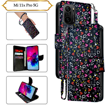 PARGO Flip Cover for Mi 11x Pro 5G(Black, Pack of: 1)