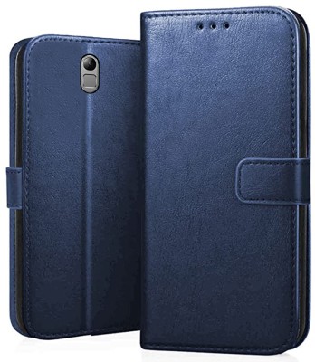 Luxury Counter Flip Cover for Lenovo K4 Note(Blue, Shock Proof, Pack of: 1)