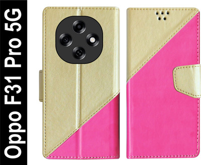 SBMS Flip Cover for Oppo F31 Pro 5G Back Cover Case with Magnatic Closure(Pink, Shock Proof, Pack of: 1)