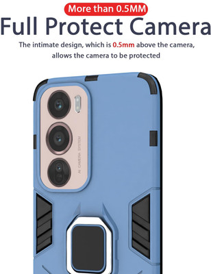 SUCH Flip Cover for Back Cover for Oppo Reno 12 Pro 5G_ (Blue, Pack of: 1)(Blue, Camera Bump Protector, Pack of: 1)