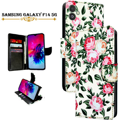 PARGO Flip Cover for Samsung Galaxy F14 5G(White, Pack of: 1)
