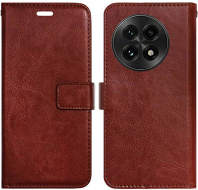 Toklot Flip Cover for OnePlus 13 5G(Brown, Pack of: 1)