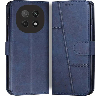 FoneShield Flip Cover for Oppo F29 Pro 5G, |Premium Leather| Built-in Stand| Card Slots & Wallet(Blue, Magnetic Case, Pack of: 1)