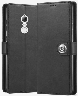 ComboArt Flip Cover for Lenovo K5 Note(Black, Camera Bump Protector, Pack of: 1)