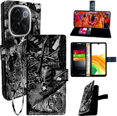 Toklot Flip Cover for iQOO Z9s Pro 5G(Black, Pack of: 1)