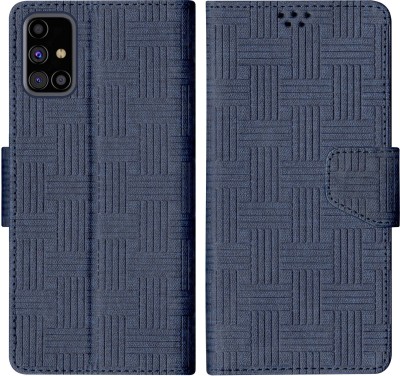 SBMS Flip Cover for Samsung Galaxy M51(Blue, Shock Proof, Pack of: 1)