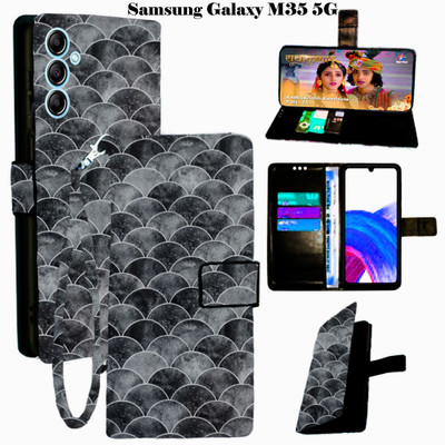 Toklot Flip Cover for Samsung Galaxy M35 5G(Black, Pack of: 1)
