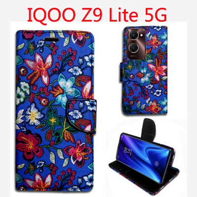 Toklot Flip Cover for IQOO Z9 Lite 5G(Blue, Pack of: 1)