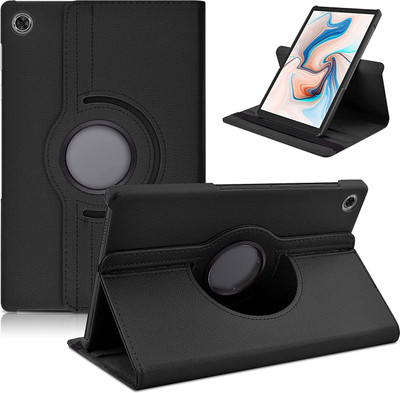 Mobilejoy Flip Cover for Realme Pad 10.4 inch (2021 Released) 360 Degree Rotate Flip Cover(Black, Dual Protection, Pack of: 1)
