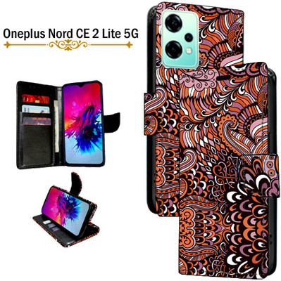 PARGO Flip Cover for OnePlus Nord CE 2 Lite 5G(Brown, Pack of: 1)