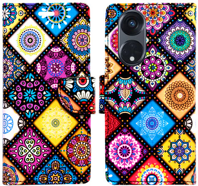 Toklot Flip Cover for Oppo A1 Pro(Purple, Pack of: 1)