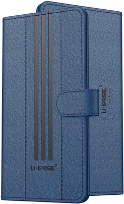 U-CASE Flip Cover for Oppo Reno 11 Pro 5G |Adjustable Kickstand| Camera Protection|PU Leather Case Cover(Blue, Cases with Holder, Pack of: 1)