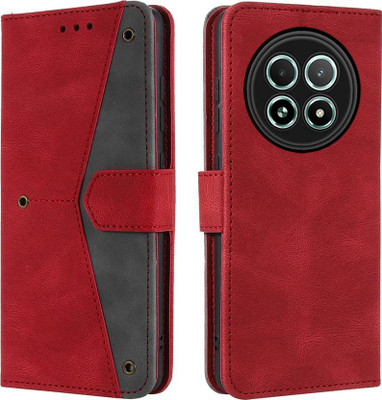 Manobal Flip Cover for OPPO F29 Pro 5G(Red, Camera Bump Protector, Pack of: 1)