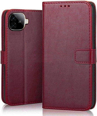 ClickAway Wallet Case Cover for iQOO Neo 10R 5G , Highly Recommended Flip Back Cover | Top Trending |(Red, Magnetic Case, Pack of: 1)