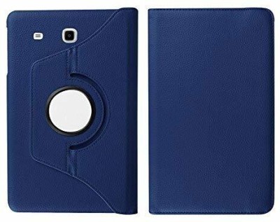 Mobilejoy Flip Cover for Samsung Galaxy Tab E (9.6 Inch) SM- T560,T561,T565, T567V) 360 Rotating Leather Flip Case Cover(Blue, Dual Protection, Pack of: 1)