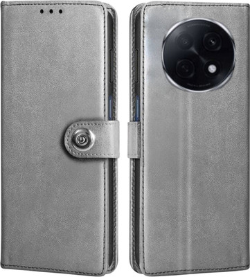 Winkel Flip Cover for Oppo F29 Pro 5G(Grey, Cases with Holder, Pack of: 1)
