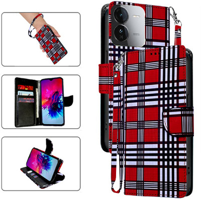 SALGO Flip Cover for iQOO Z9X 5G(Red, Pack of: 1)