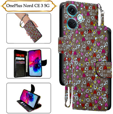 PARGO Flip Cover for OnePlus Nord CE 3 5G(Brown, Pack of: 1)