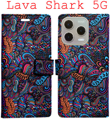 Toklot Flip Cover for Lava Shark 5G(Multicolor, Pack of: 1)