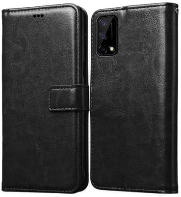 AKSP Flip Cover for Leather Finish Inside TPU Realme Narzo 30 Pro(Black, Magnetic Case, Pack of: 1)