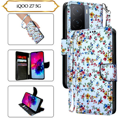 Asmart Flip Cover for iQOO Z7 5G(White, Pack of: 1)