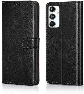 Cockcrow Flip Cover for Samsung Galaxy F54 5G(Black, Shock Proof, Pack of: 1)