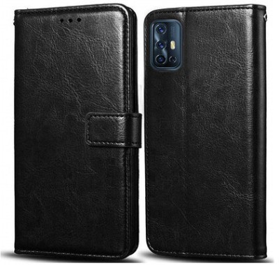 AKSP Flip Cover for Samsung Galaxy Note 10 Lite (A81) Leather Finish(Black, Magnetic Case, Pack of: 1)