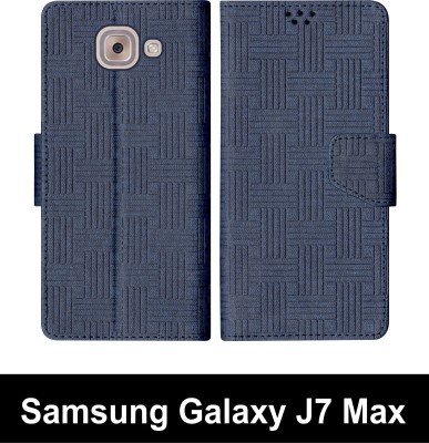 Telecase Flip Cover for Samsung Galaxy J7 Max(Blue, Shock Proof, Pack of: 1)