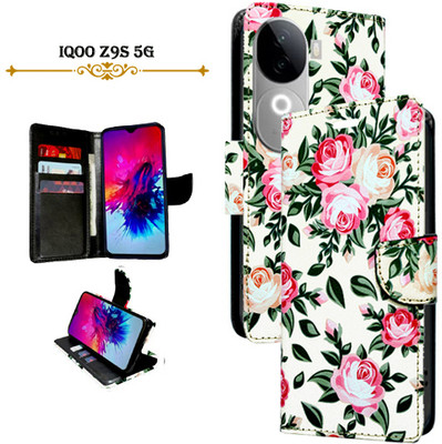 PARGO Flip Cover for iQOO Z9s 5G(White, Pack of: 1)