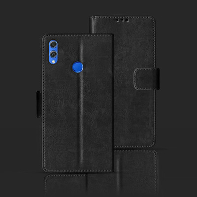 Kalua Mall Flip Cover for Honor 8X(Black, Magnetic Case, Pack of: 1)