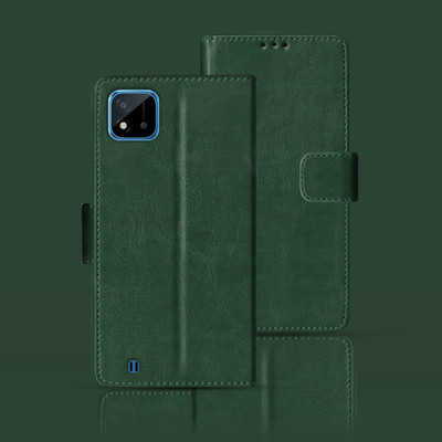 Kalua Mall Flip Cover for REALME C20(Green, Pack of: 1)