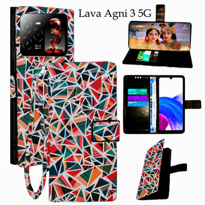 Shanno Enterprises Flip Cover for Lava Agni 3 5G(Purple, Pack of: 1)