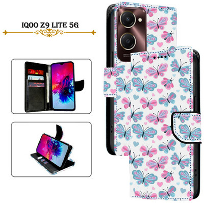 Cutemart Flip Cover for IQOO Z9 Lite 5G(White, Pack of: 1)