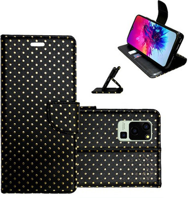 Realgo Flip Cover for Lava Blaze 5G(Black, Pack of: 1)