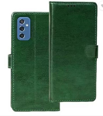 NxtGenT Flip Cover for Samsung Galaxy M52 5G(Green, Dual Protection, Pack of: 1)