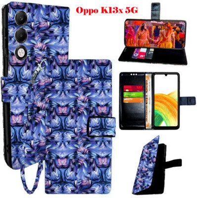 Toklot Flip Cover for OPPO K13x 5G(Red, Pack of: 1)