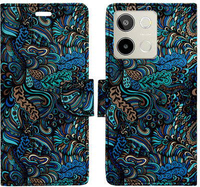 Shanno Enterprises Flip Cover for Lava Blaze 3 5G(Blue, Pack of: 1)