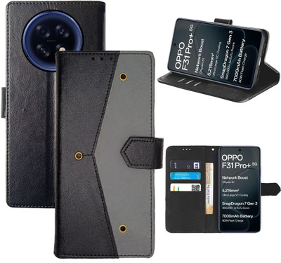Aaghosh Flip Cover for OPPO F31 Pro+ 5G(Black, Shock Proof, Pack of: 1)