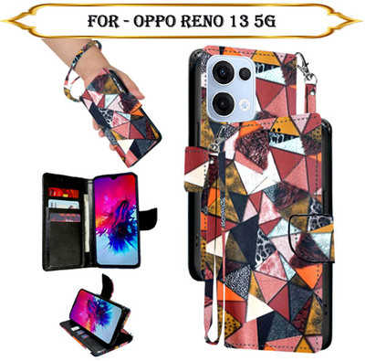 Cutemart Flip Cover for OPPO Reno 13 5G(Multicolor, Pack of: 1)