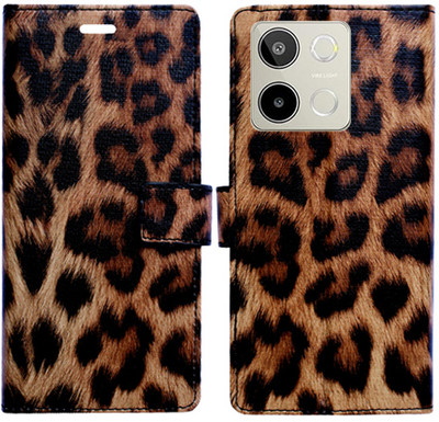 Toklot Flip Cover for Lava Blaze 3 5G(Brown, Pack of: 1)