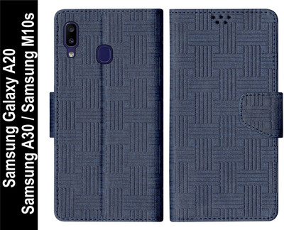 SBMS Flip Cover for Samsung Galaxy A30 / Samsung A20 / Samsung M10s(Blue, Shock Proof, Pack of: 1)