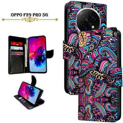 Mxkart Flip Cover for OPPO F29 Pro 5G(Purple, Pack of: 1)