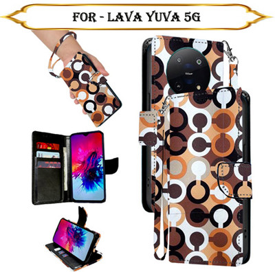 Asmart Flip Cover for Lava Yuva 5G(Multicolor, Pack of: 1)