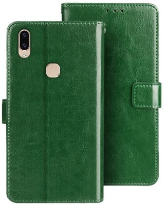 ExclusivePlus Flip Cover for Vivo V11(Green, Dual Protection, Pack of: 1)