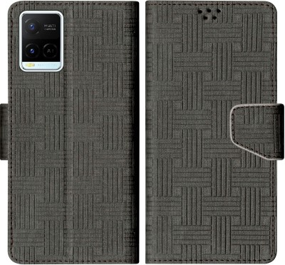 SScase Flip Cover for Vivo Y33s(Black, Shock Proof, Pack of: 1)