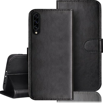 Juberous Flip Cover for Samsung Galaxy A70s(Black, Grip Case, Pack of: 1)