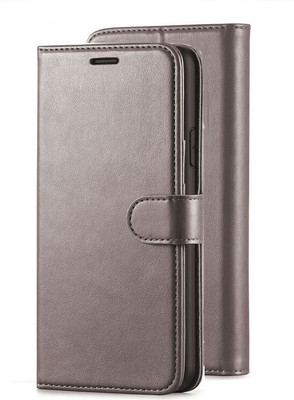 Clickcase Flip Cover for Oppo F23 5G(Grey, Dual Protection)