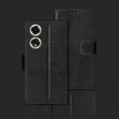 Kalua Mall Flip Cover for Oppo A59 5G(Black, Pack of: 1)