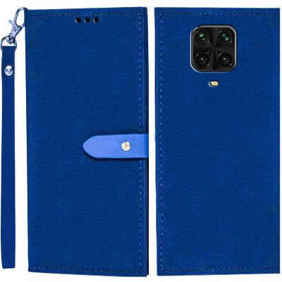 Wynhard Flip Cover for POCO M2 Pro, Redmi Note 9 Pro, Redmi Note 9 Pro Max, Redmi Note 10 Lite(Blue, Grip Case, Pack of: 1)